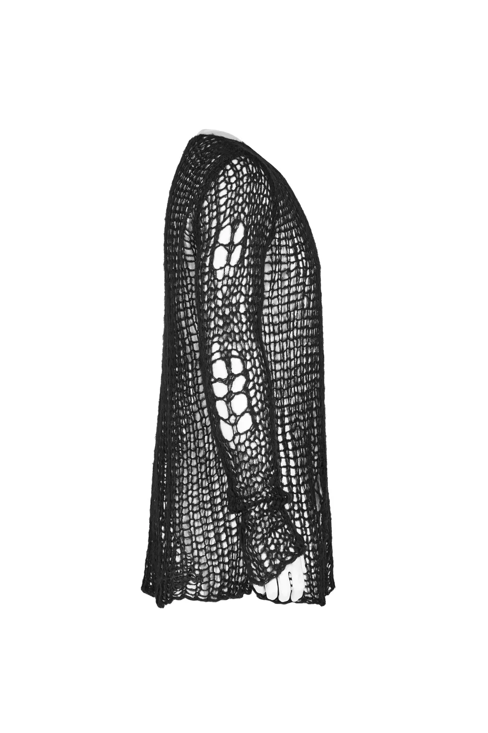 Stylish Knit Mesh Pullover - Trendy and Breathable