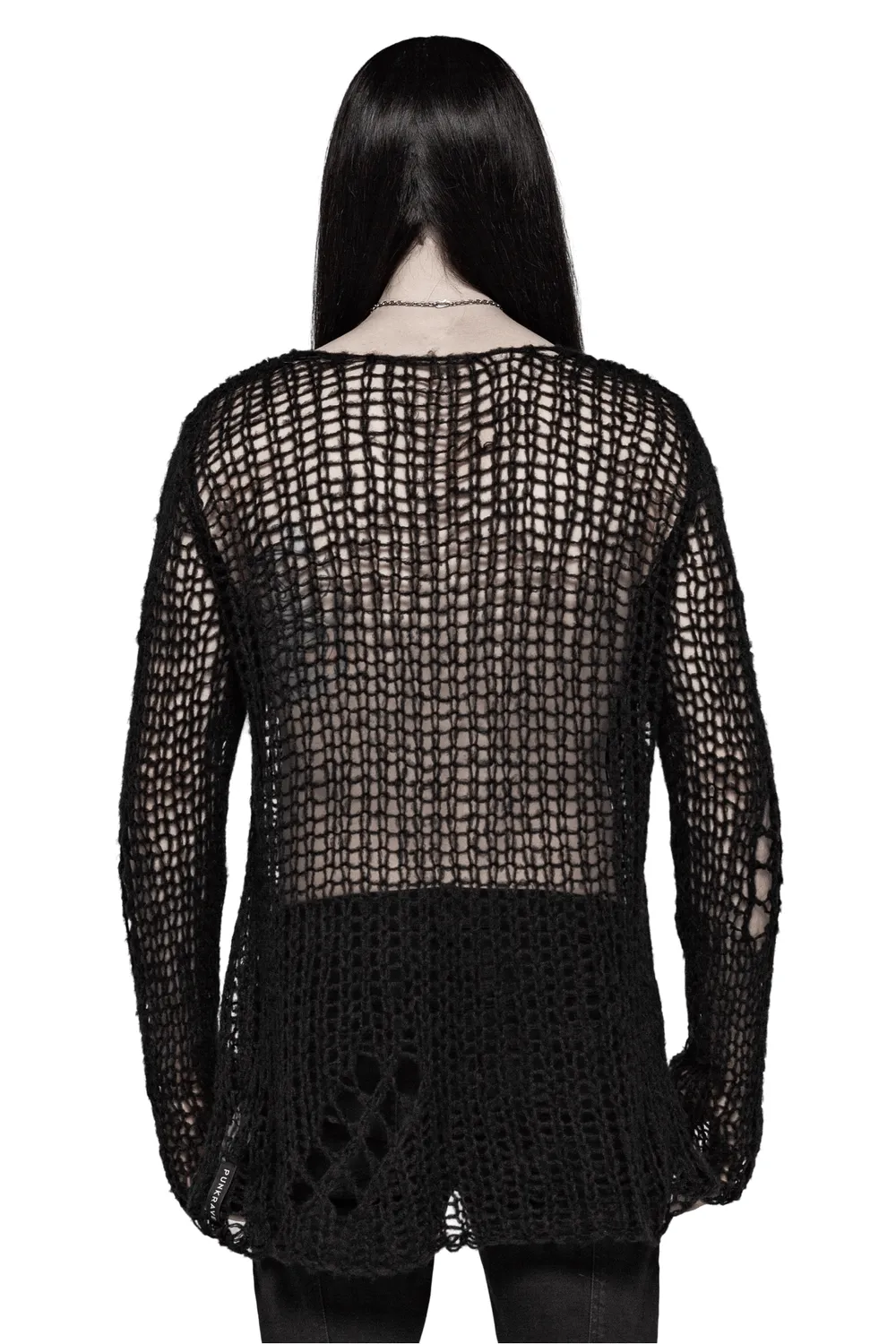 Stylish Knit Mesh Pullover - Trendy and Breathable