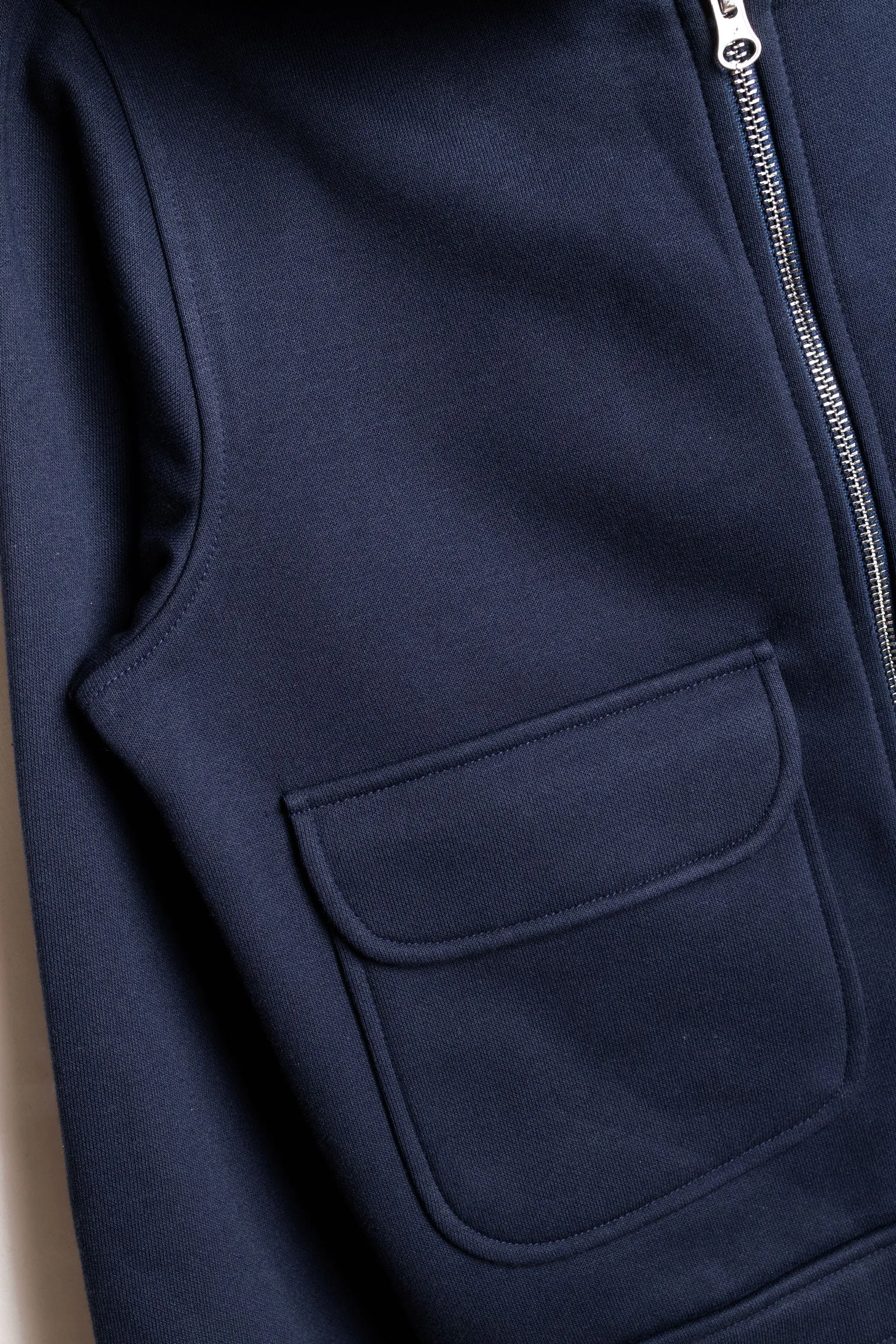 Twin pocket zip hoodie