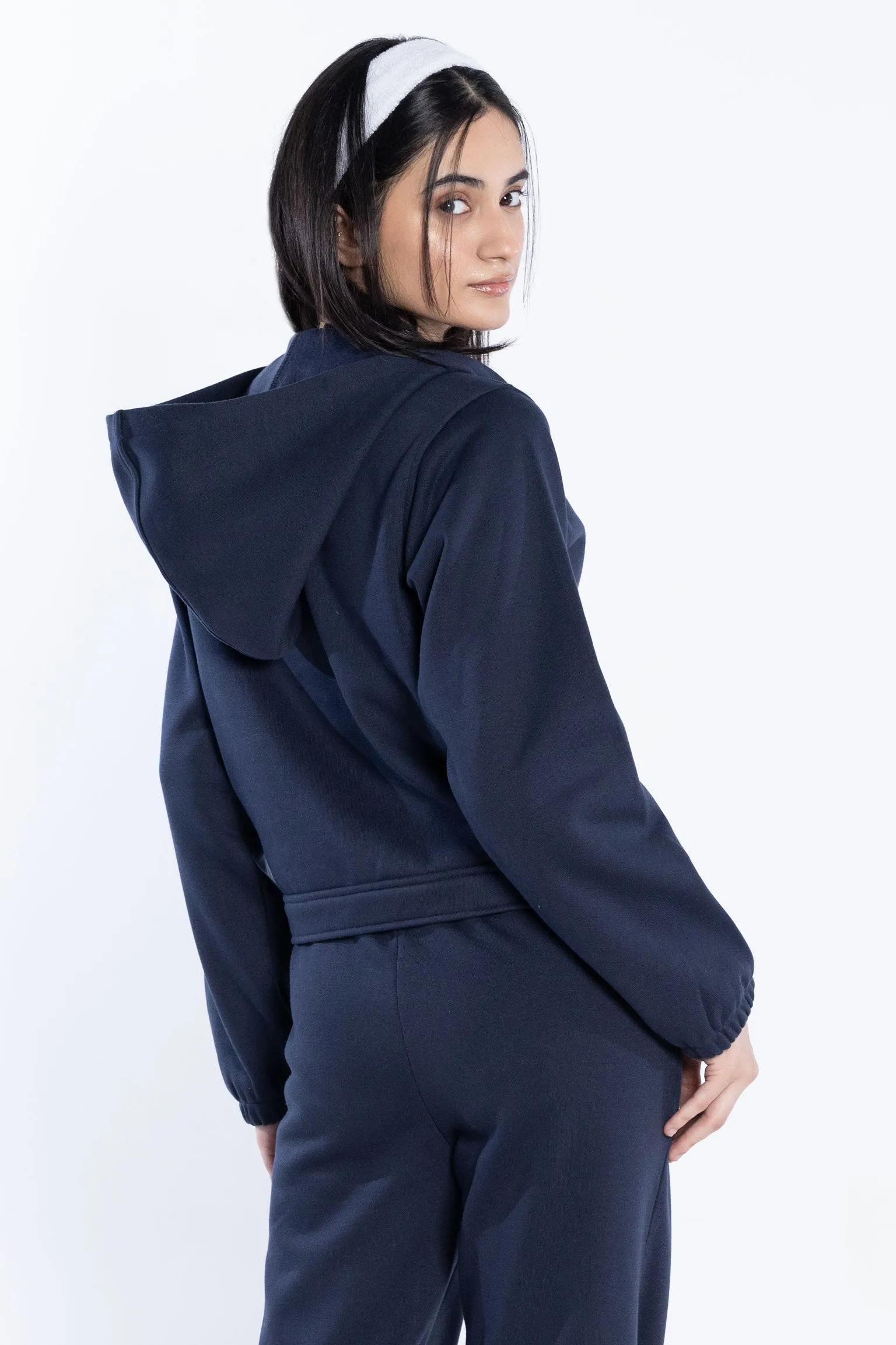 Twin pocket zip hoodie