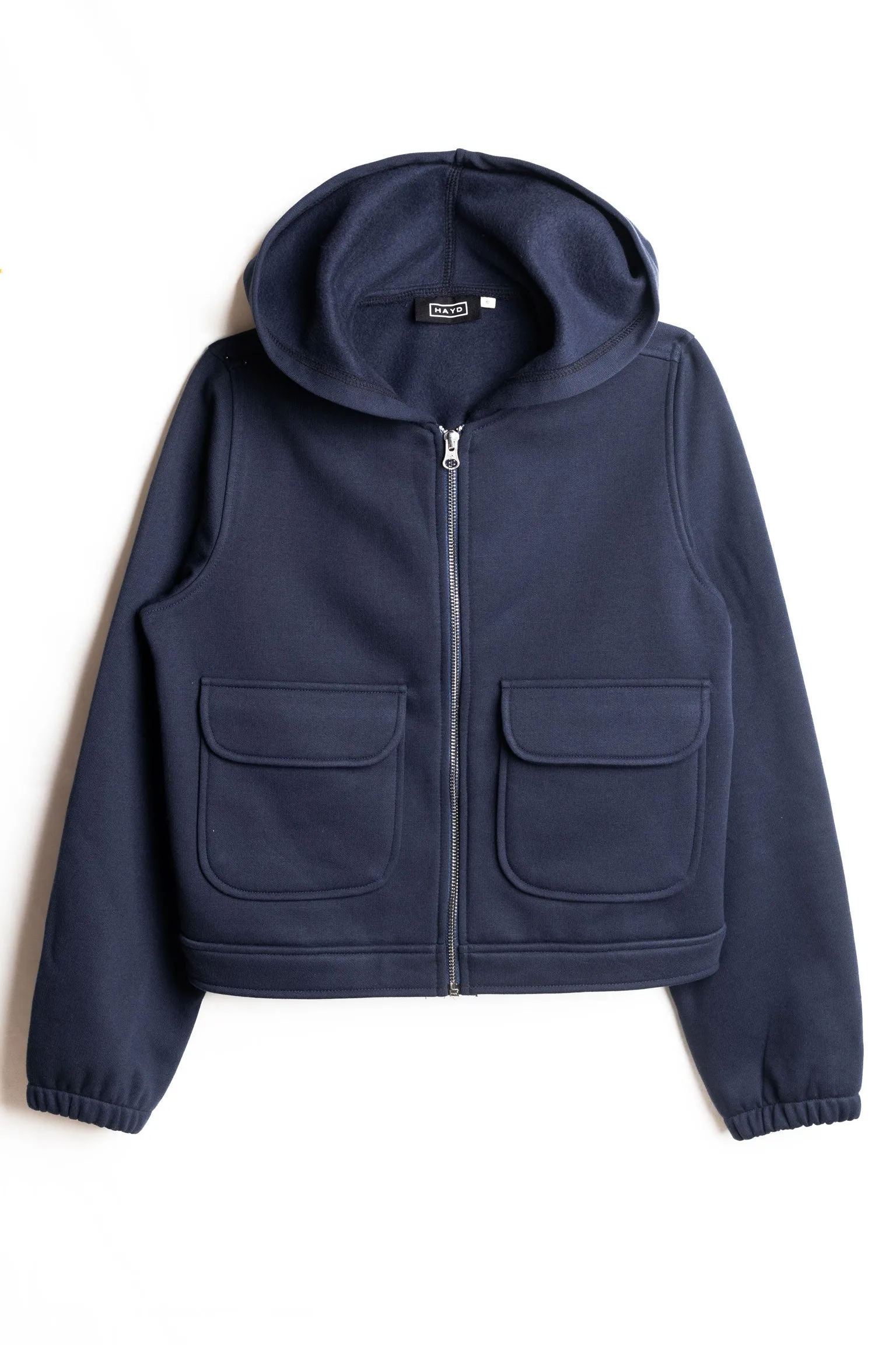 Twin pocket zip hoodie