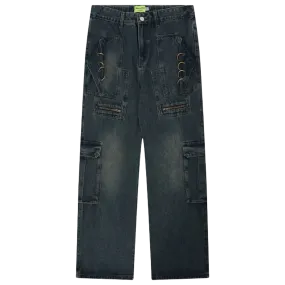Vagabond 'Pierced' Denim Cargo Jeans