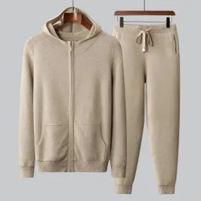 Vera | Cashmere Knit Hoodie & Jogger Set