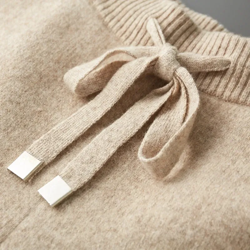 Vera | Cashmere Knit Hoodie & Jogger Set