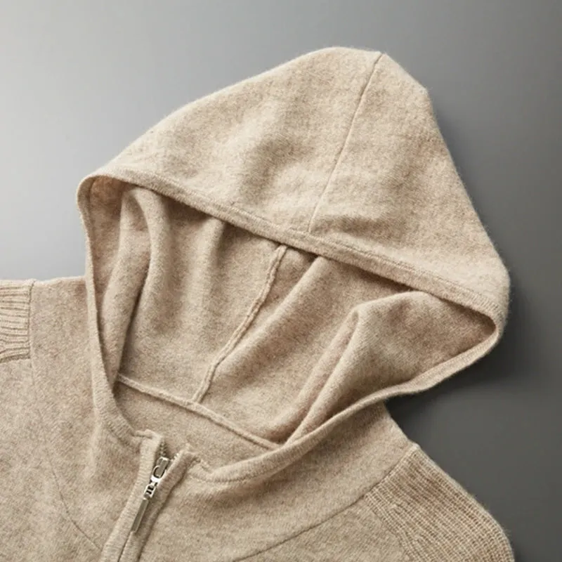 Vera | Cashmere Knit Hoodie & Jogger Set