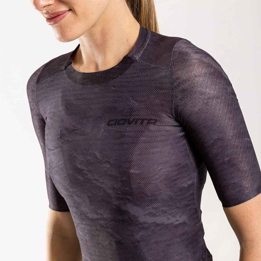 Women's Aeolis Zipperless Pro Fit Jersey (Charcoal)