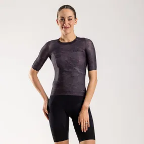 Women's Aeolis Zipperless Pro Fit Jersey (Charcoal)