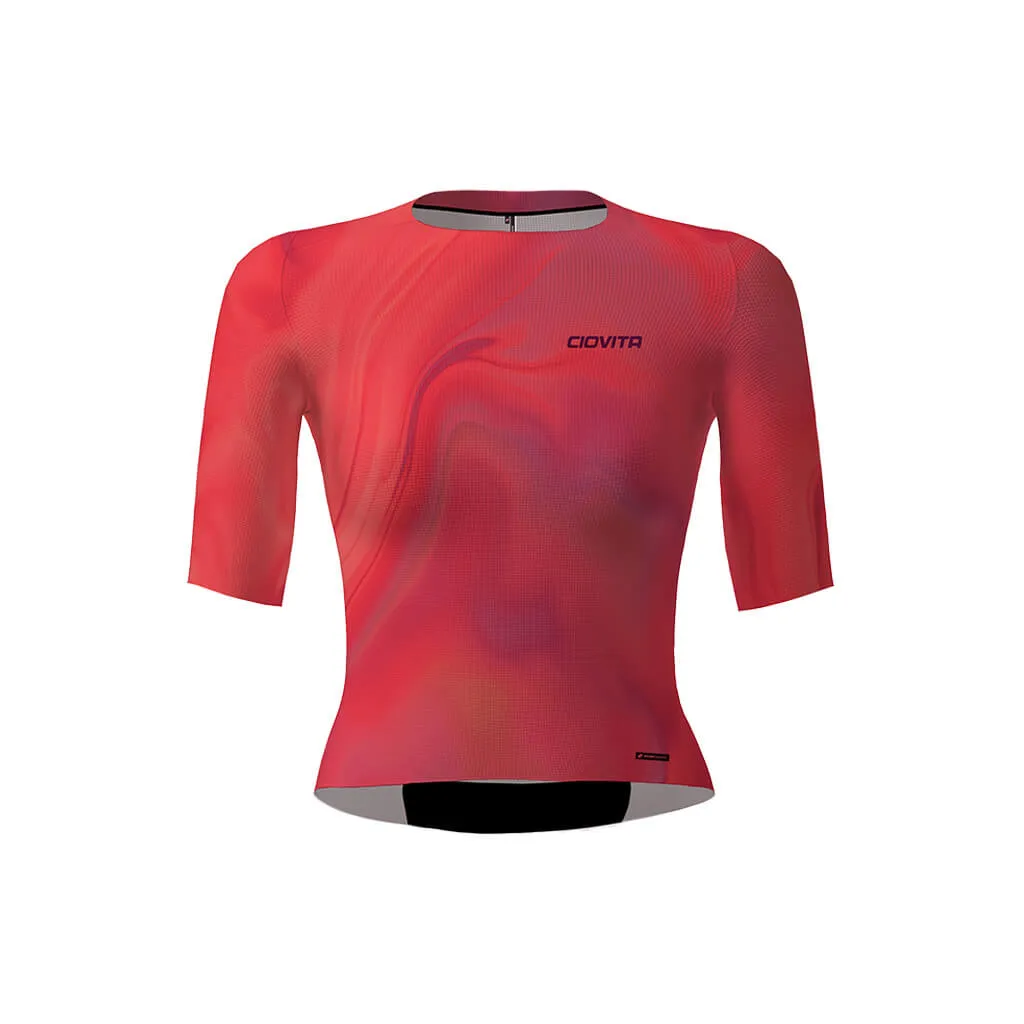 Women's Aeolis Zipperless Pro Fit Jersey (Coral Swirl)