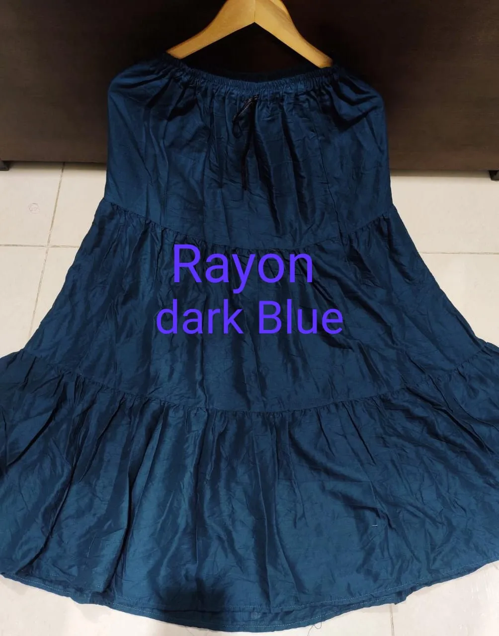 Women's Rayon/Cotton Plain Ethnic Skirt-SHBW1089