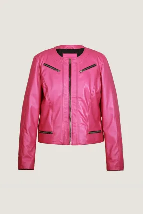 Women's Timeless Fashion Leather Jacket
