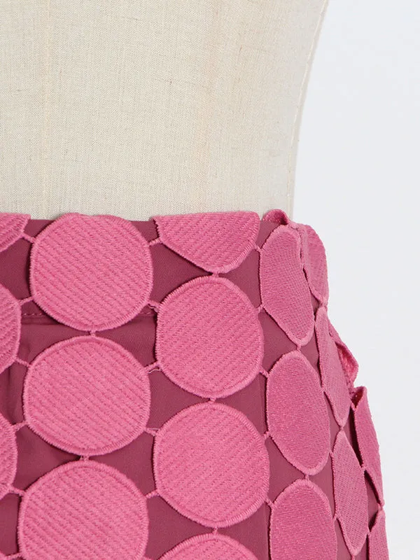 xakxx Urban Irregularity Tasseled Embroidered  Skirts