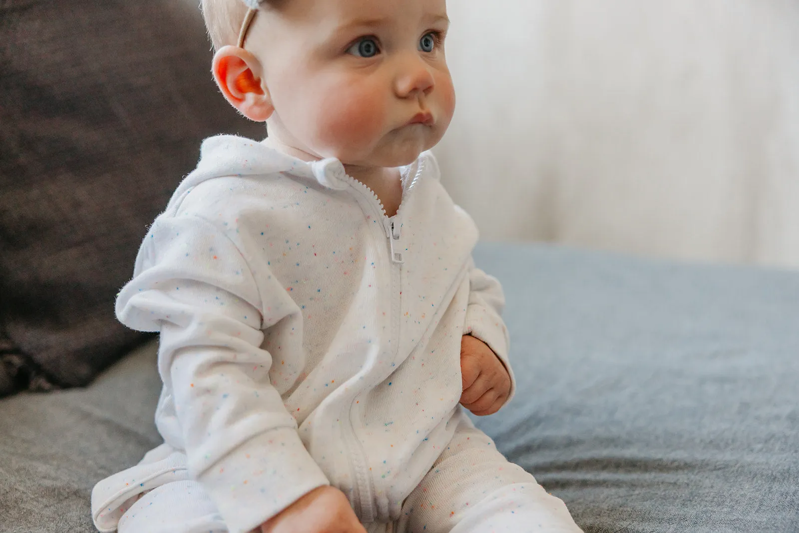 Zip-Up Hoodie - Speckle